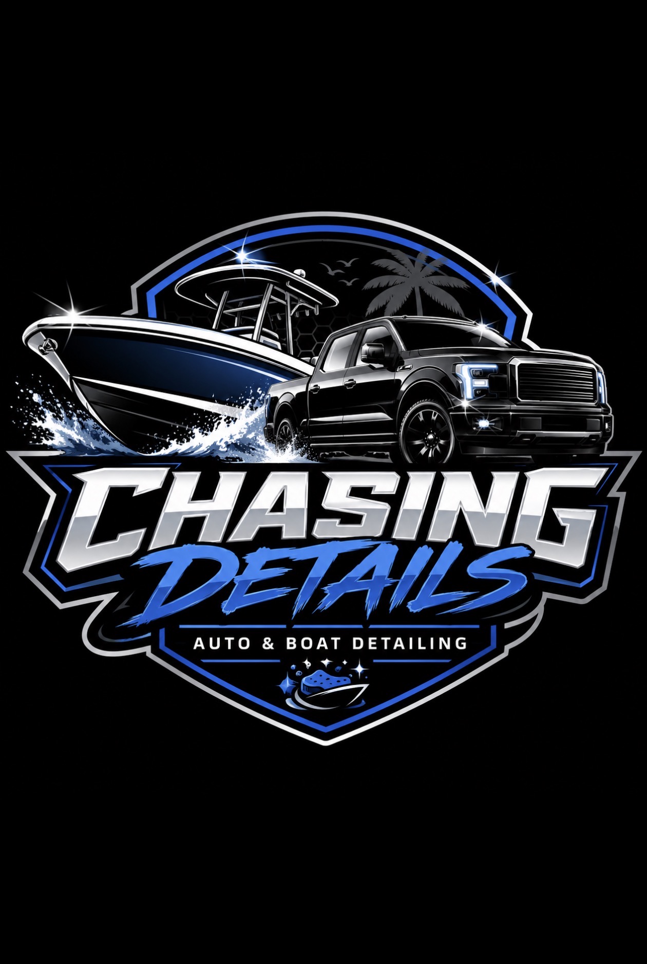 Chasing Details auto & boat detailing logo